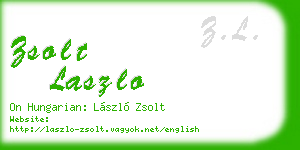 zsolt laszlo business card